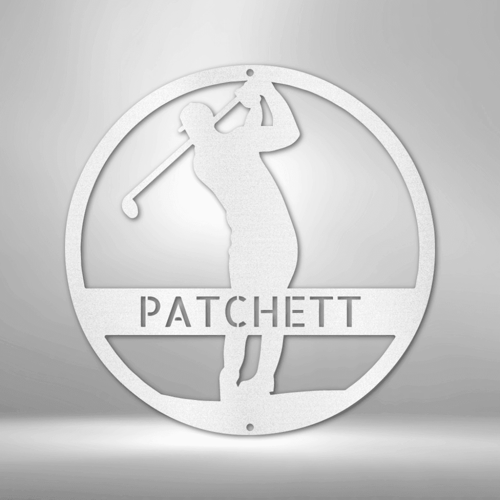Golfer Metal Wall Art - ProSteel Decor