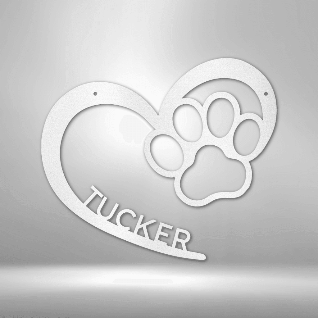 Personalized Puppy Love Metal Wall Art - ProSteel Decor