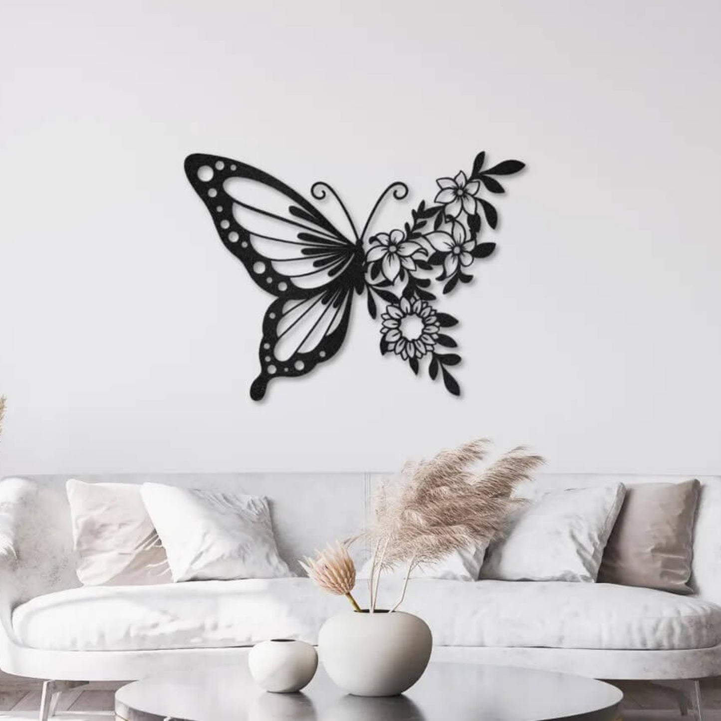 Metal Butterfly Wall Art