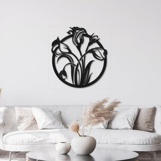 Flower Metal Wall Art