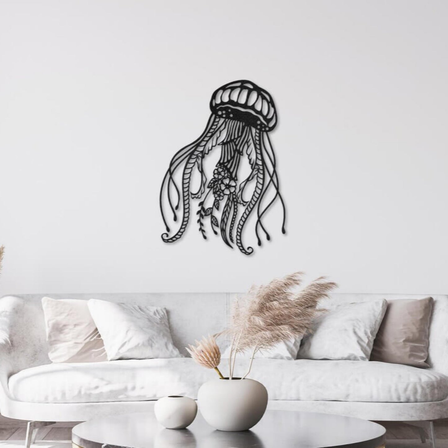 Jellyfish Metal Wall Art