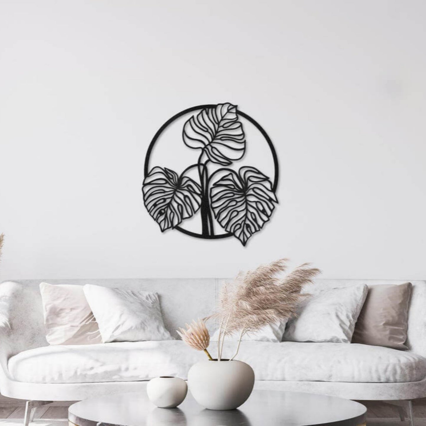 Metal Leaf Wall Art