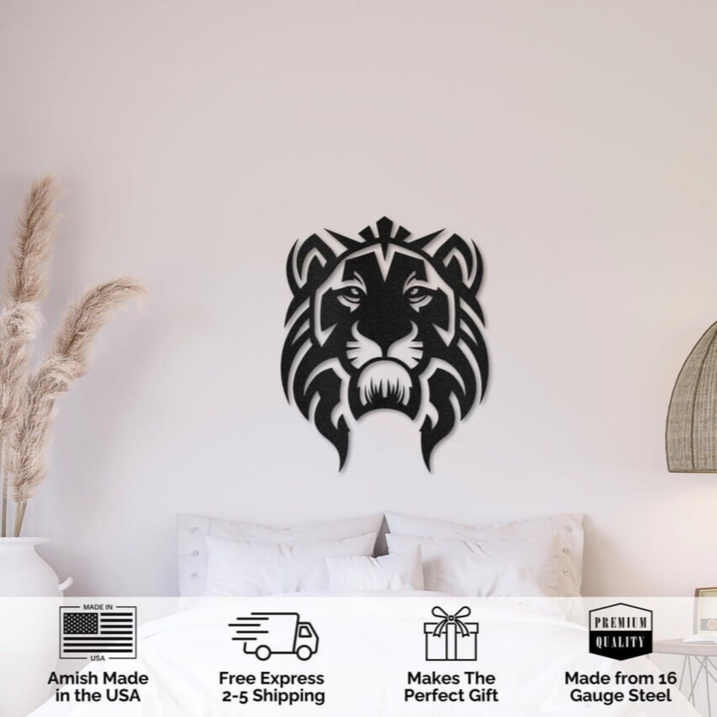 Lion Metal Wall Art