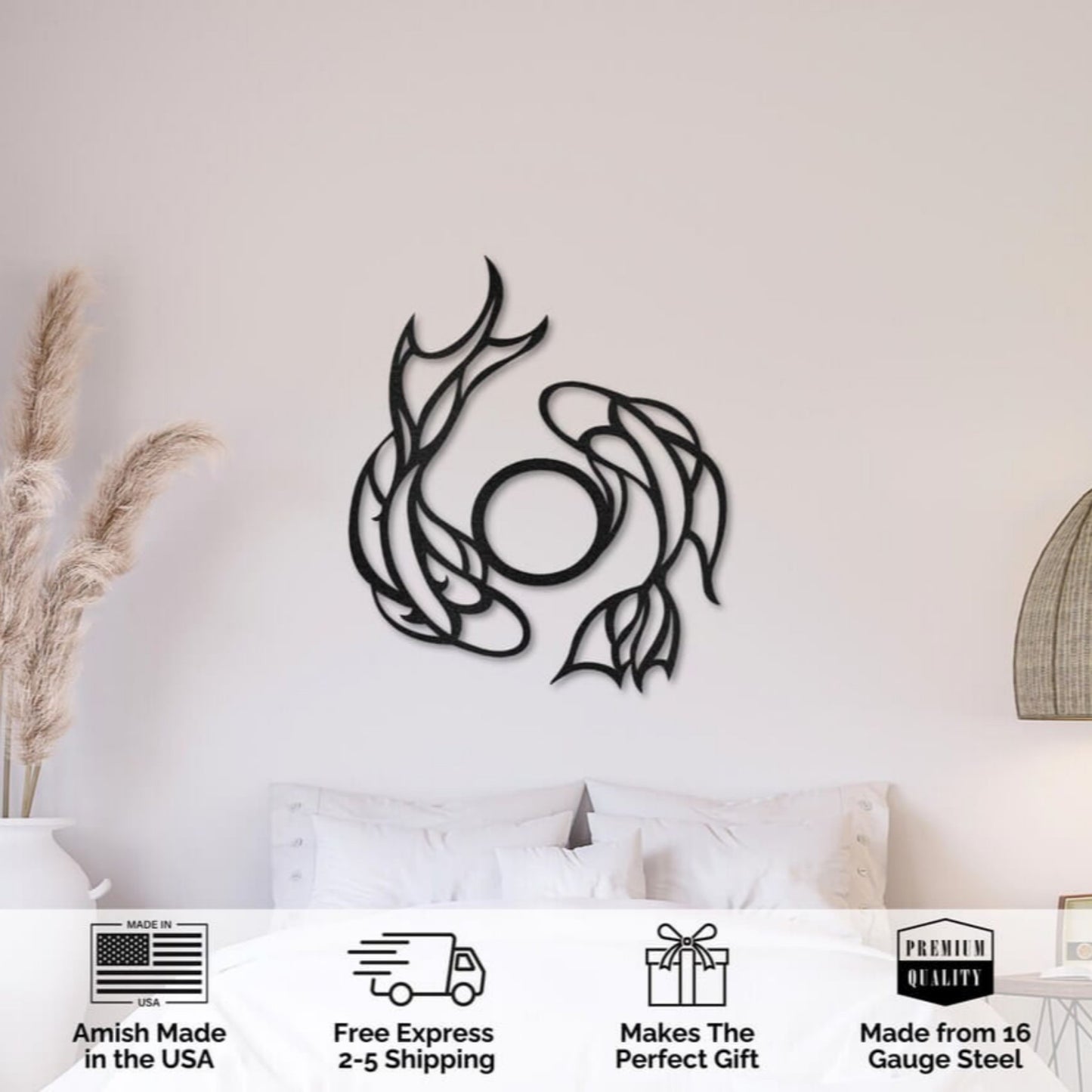 Metal Fish Wall Art