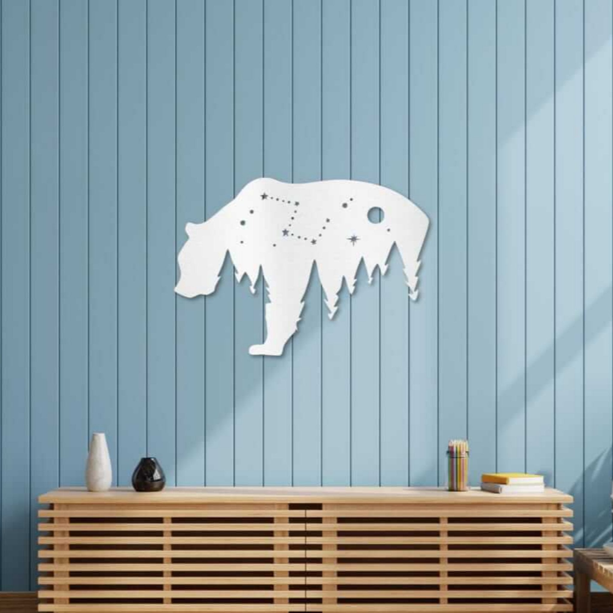 Bear Metal Wall Art