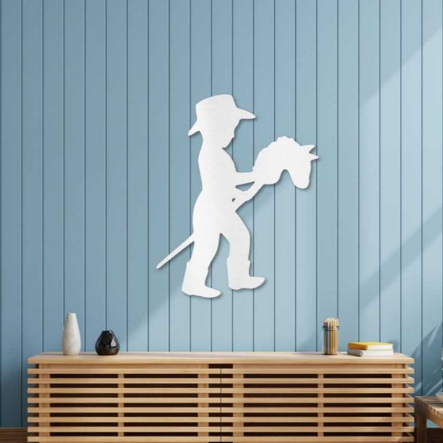 Cowboy Nursery Metal Wall Art