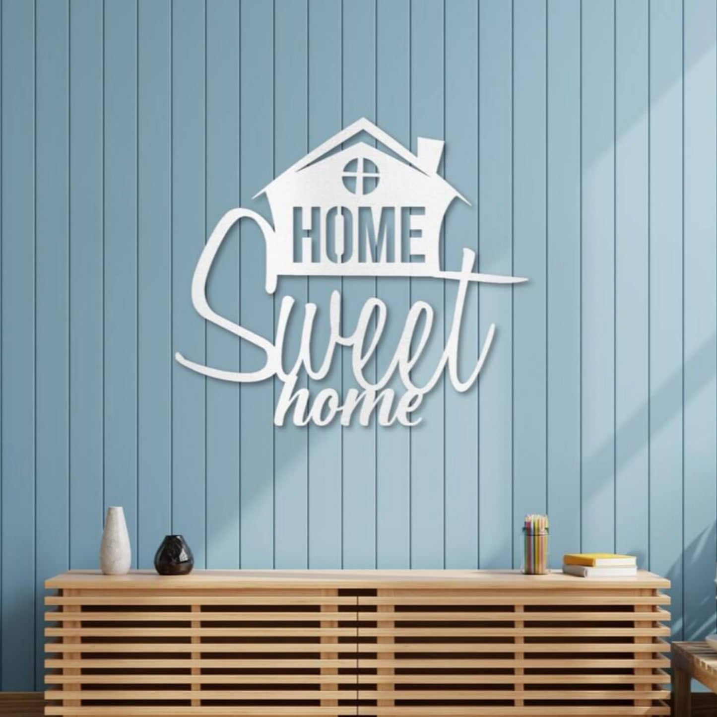 Home Sweet Home Metal Wall Sign