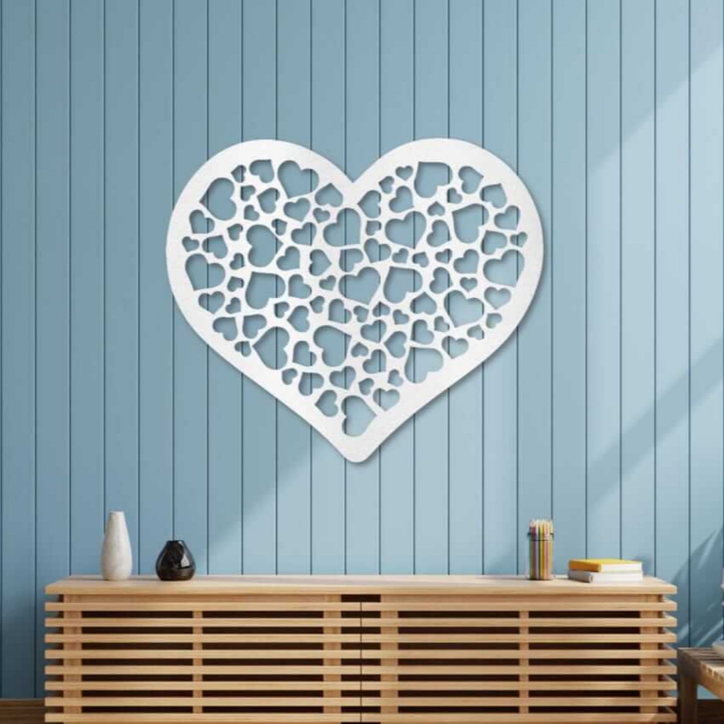 Love Heart Metal Wall Art