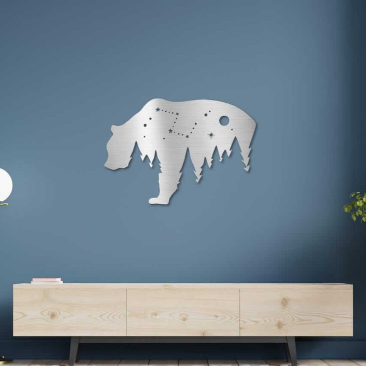 Bear Metal Wall Art