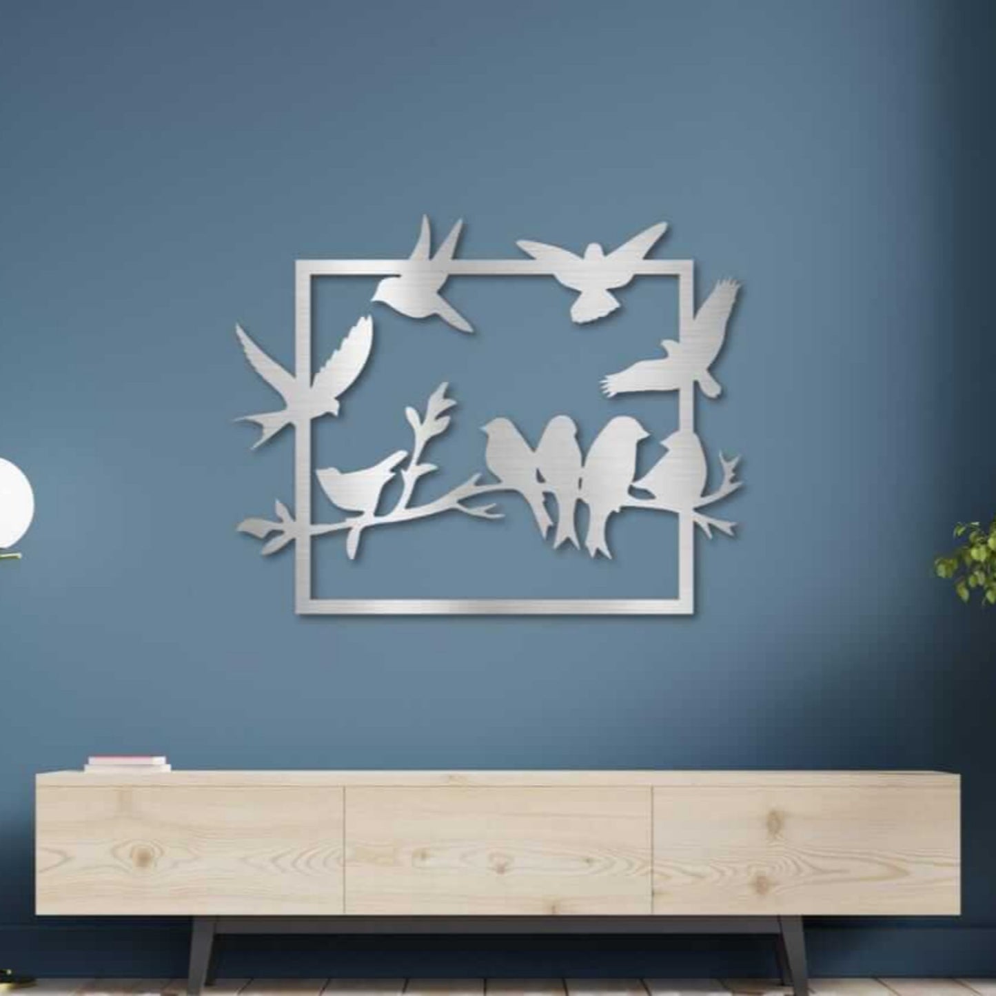 Birds Metal Art Wall Decor