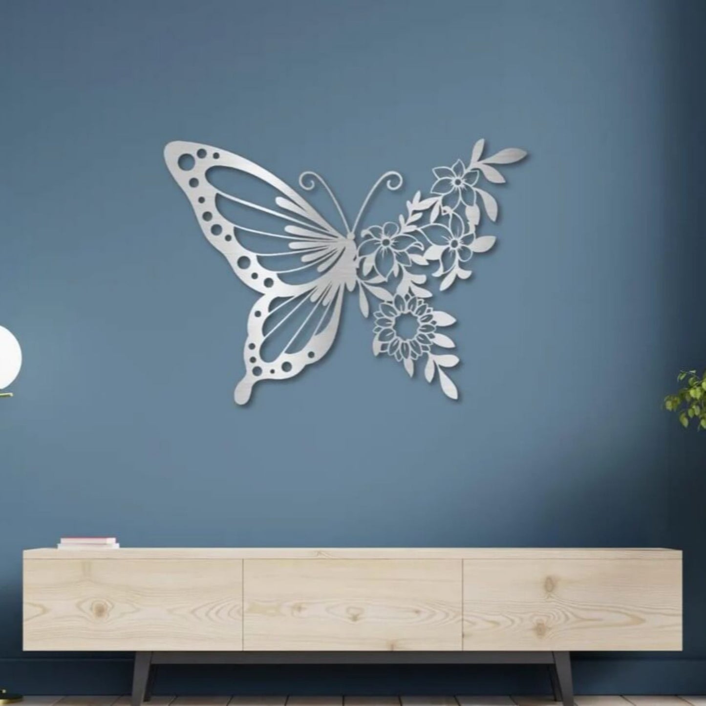 Metal Butterfly Wall Art