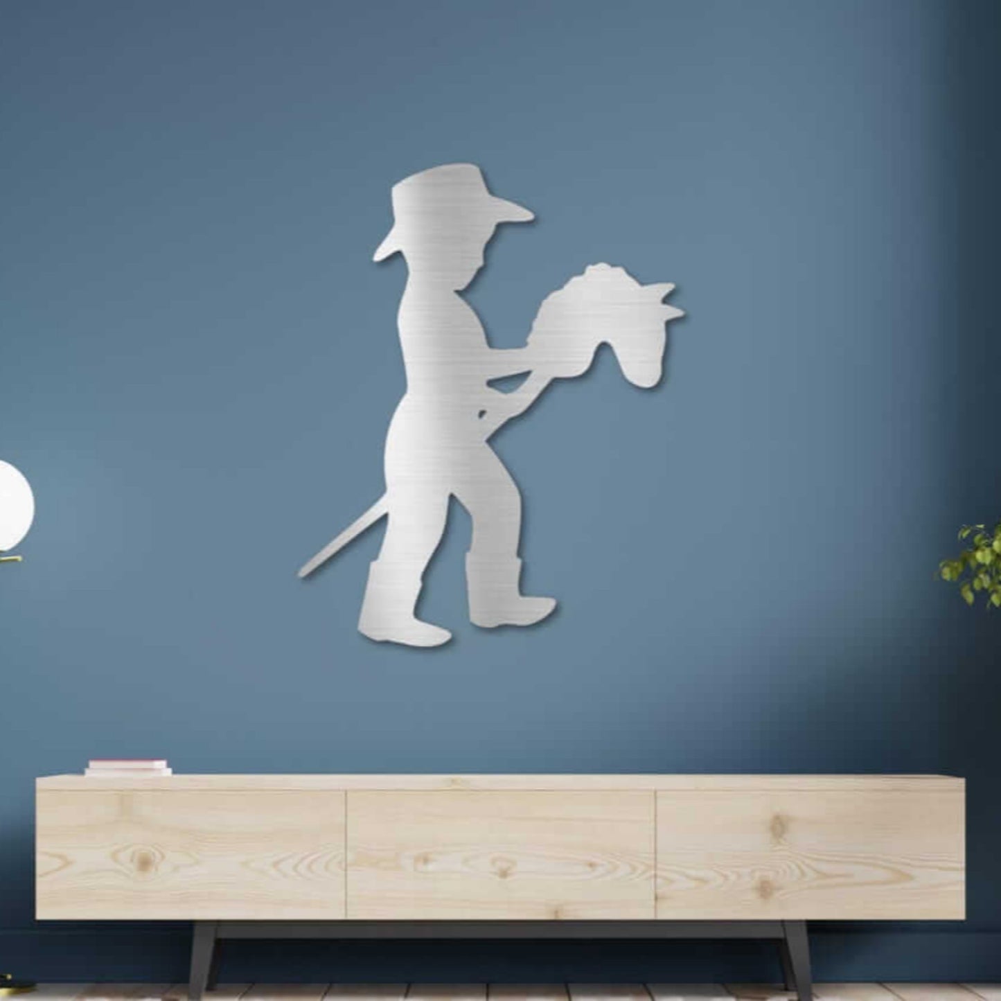 Cowboy Nursery Metal Wall Art