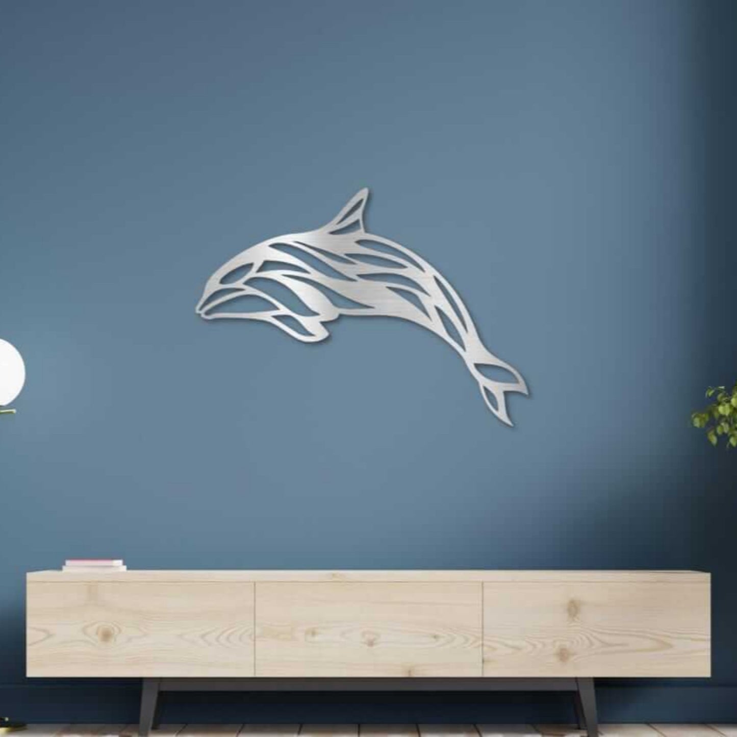 Dolphin Metal Wall Art