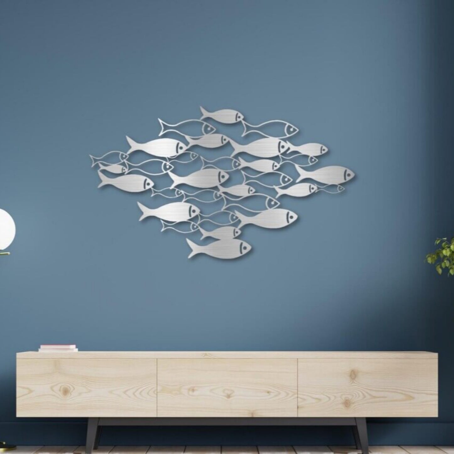 School of Fish Fish Metal Wall Art