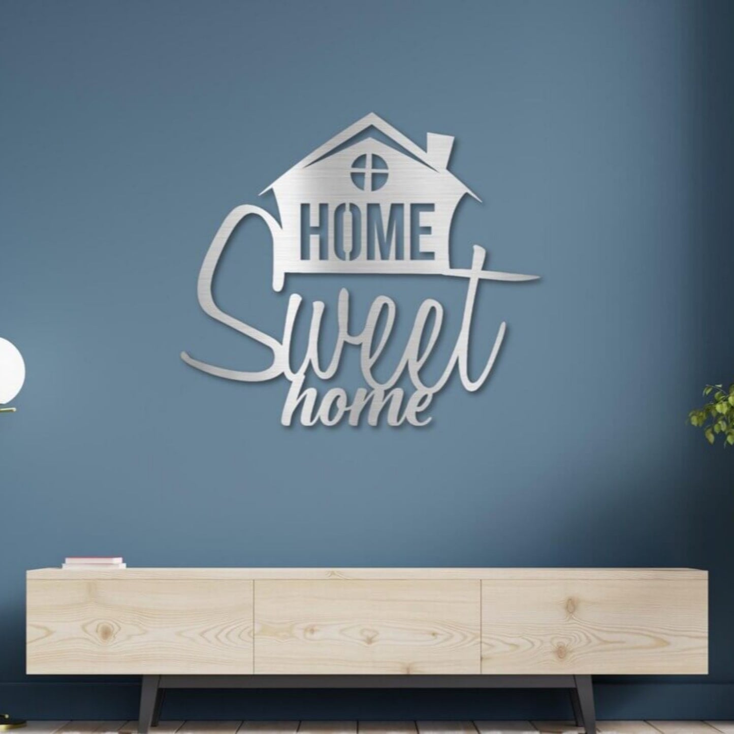 Home Sweet Home Metal Wall Sign