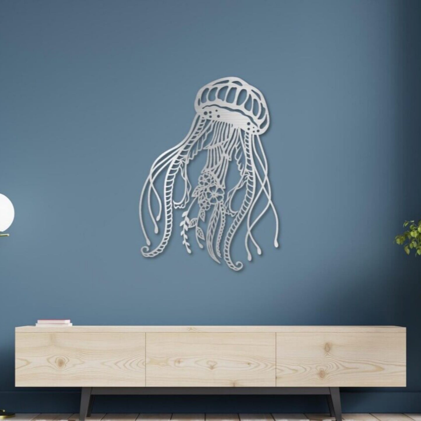 Jellyfish Metal Wall Art