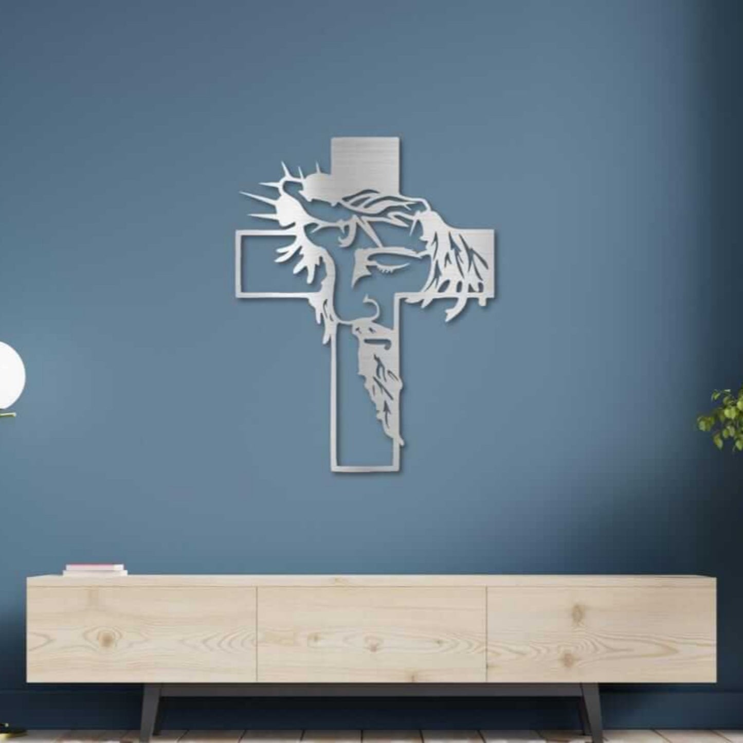 Jesus Cross Christian Metal Wall Art