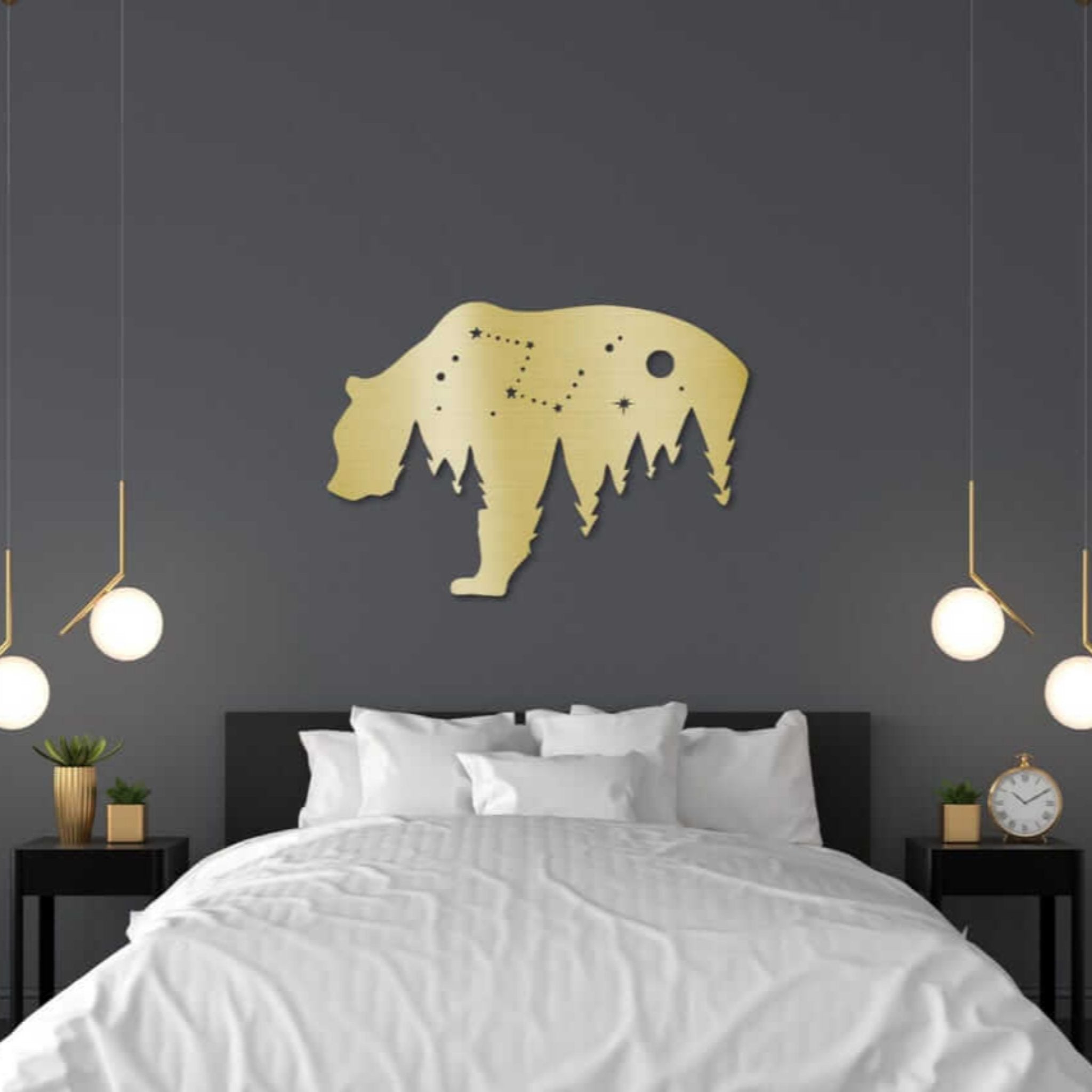 Bear Metal Wall Art