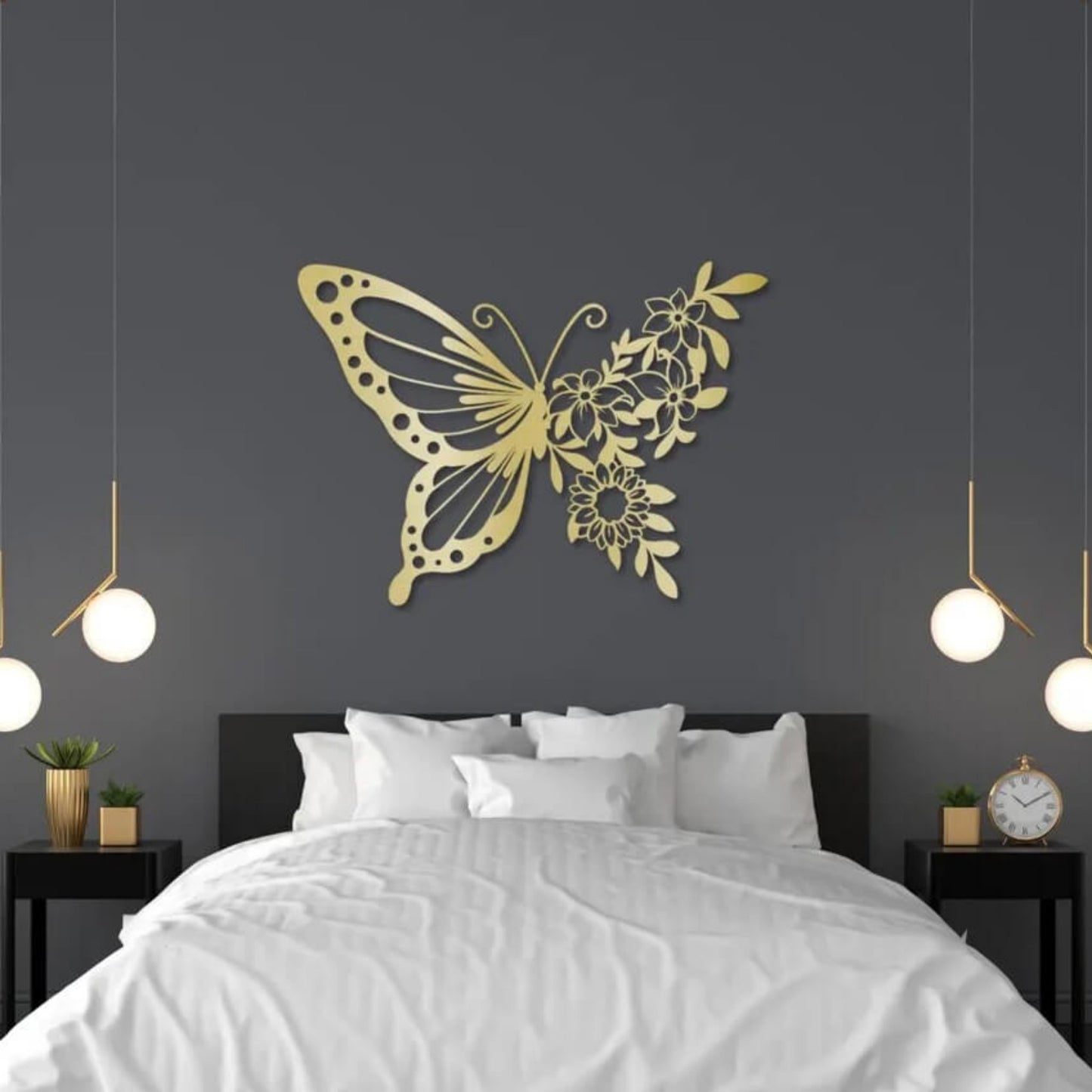 Metal Butterfly Wall Art