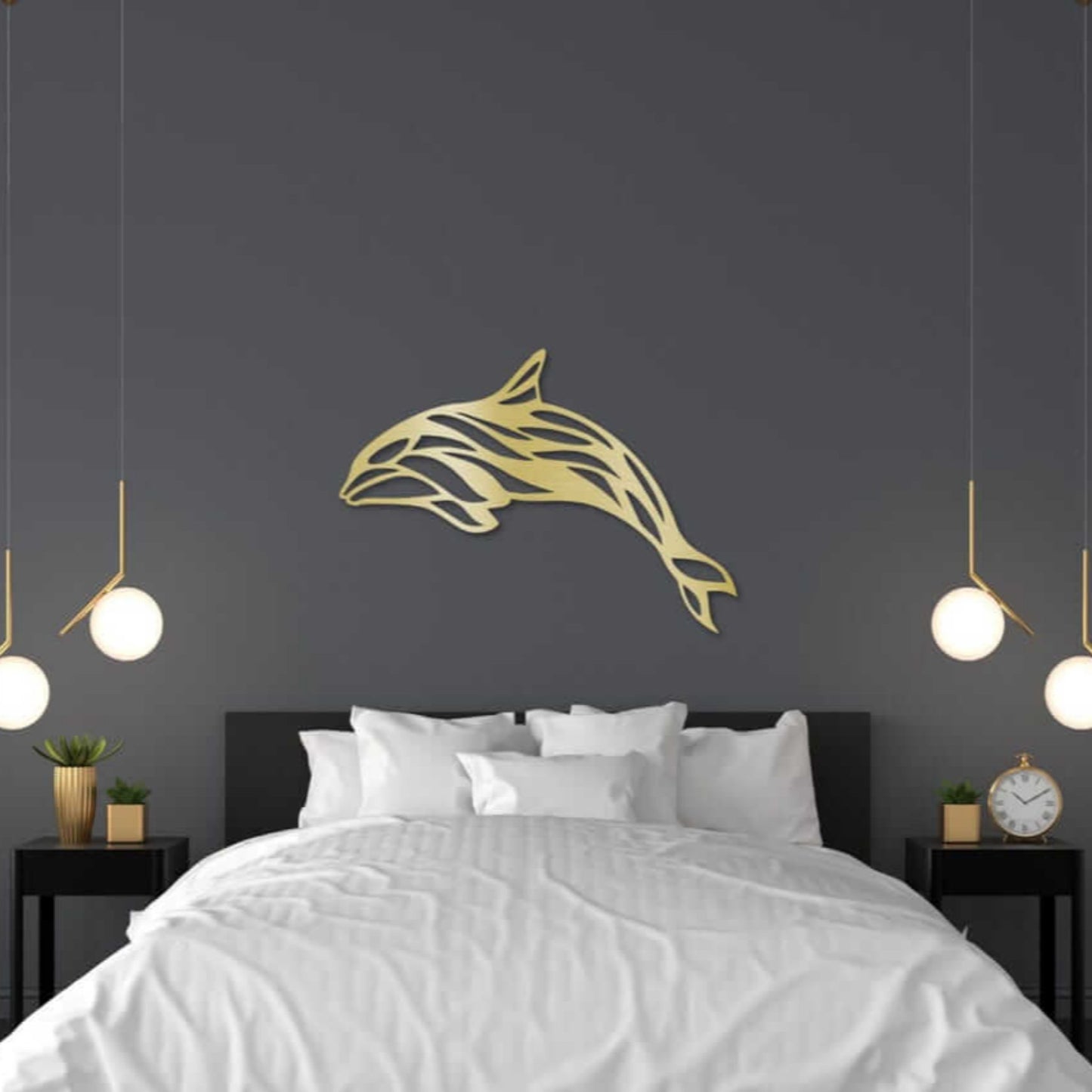 Dolphin Metal Wall Art