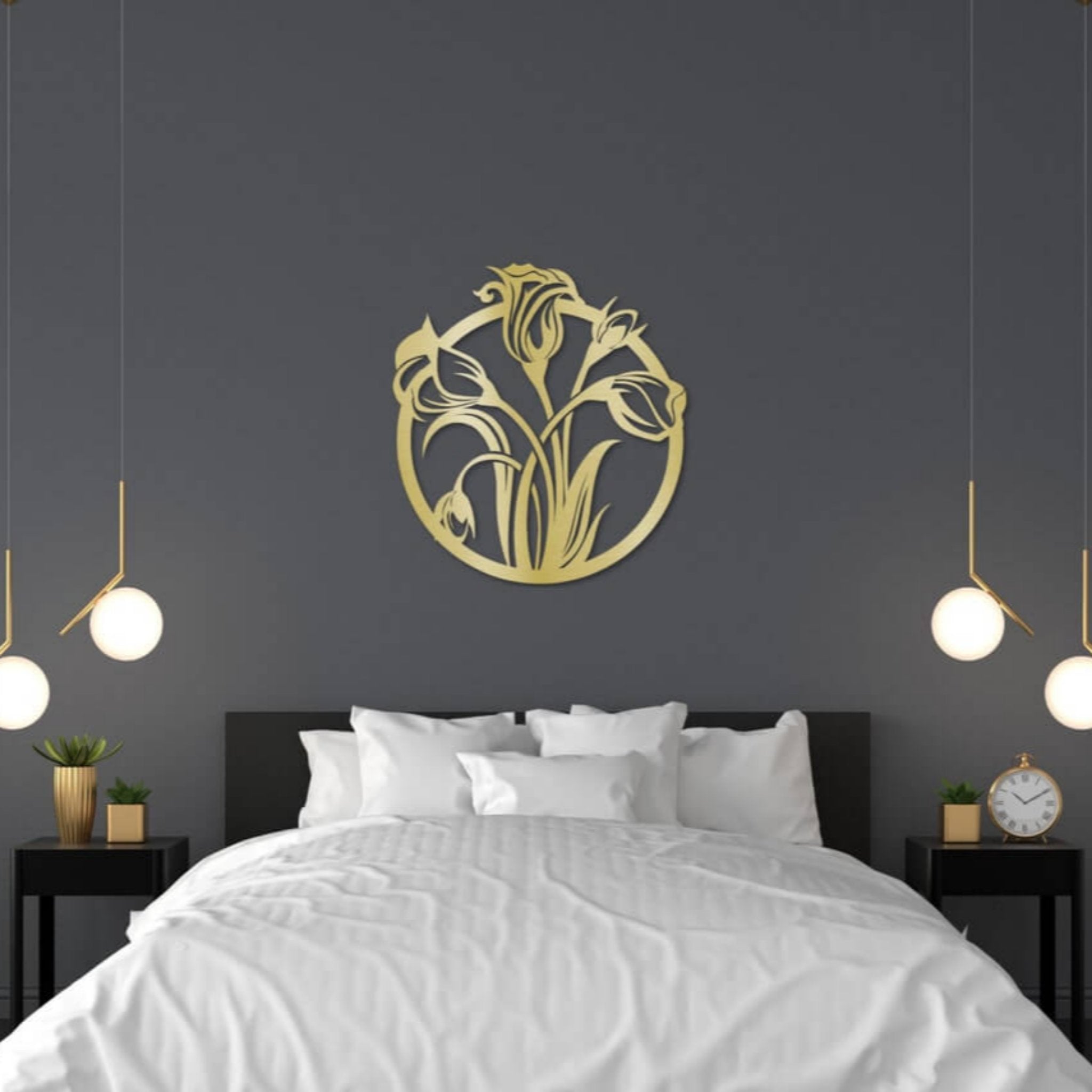 Flower Metal Wall Art