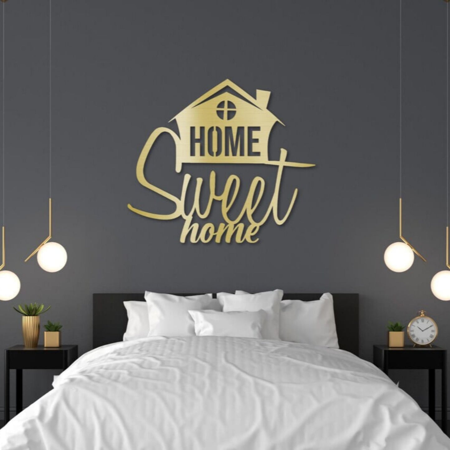 Home Sweet Home Metal Wall Sign