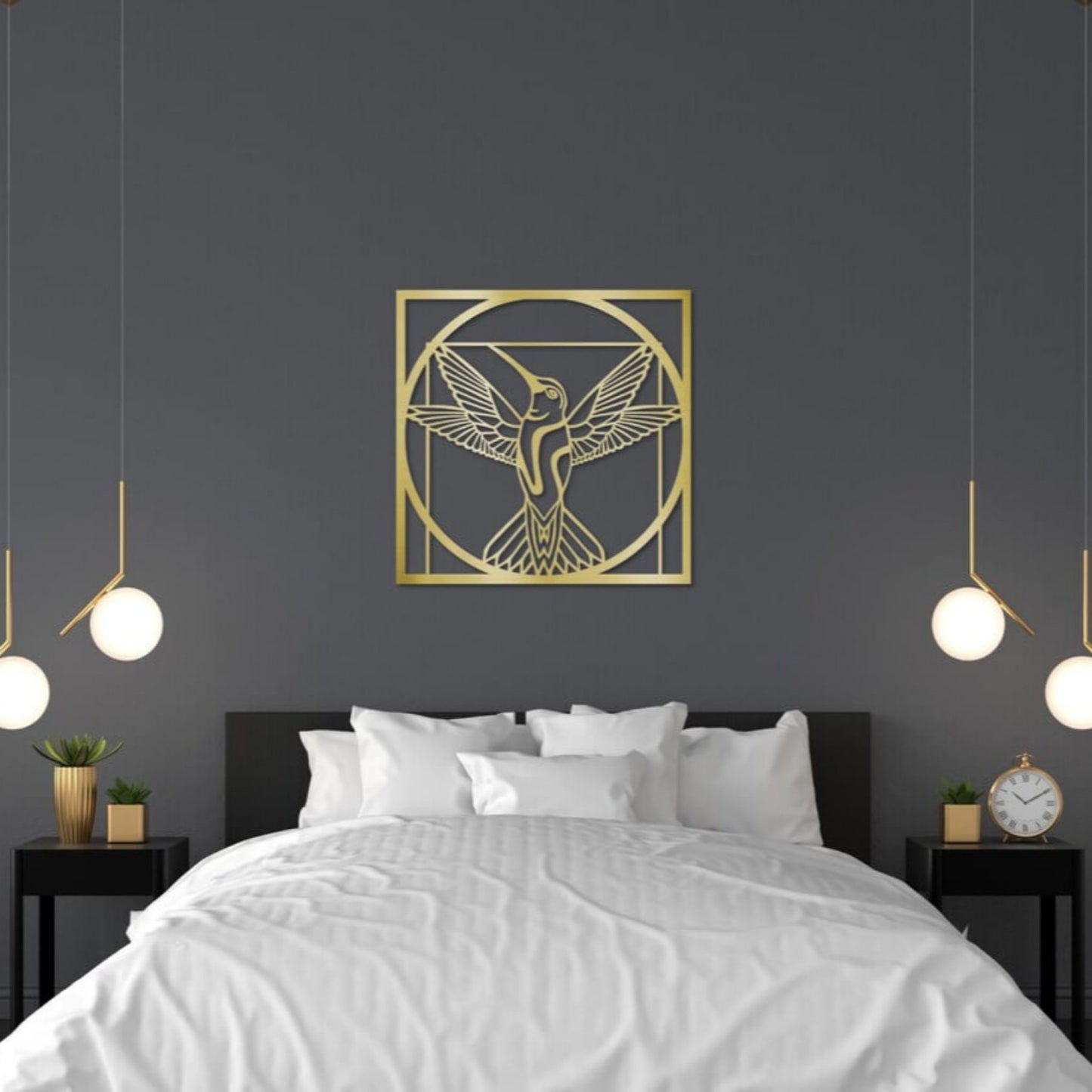 Hummingbird Metal Wall Art