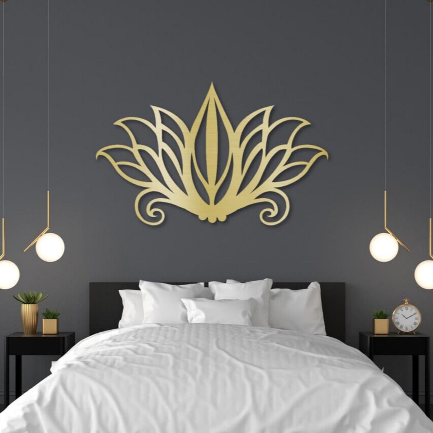 Lotus Metal Wall Art