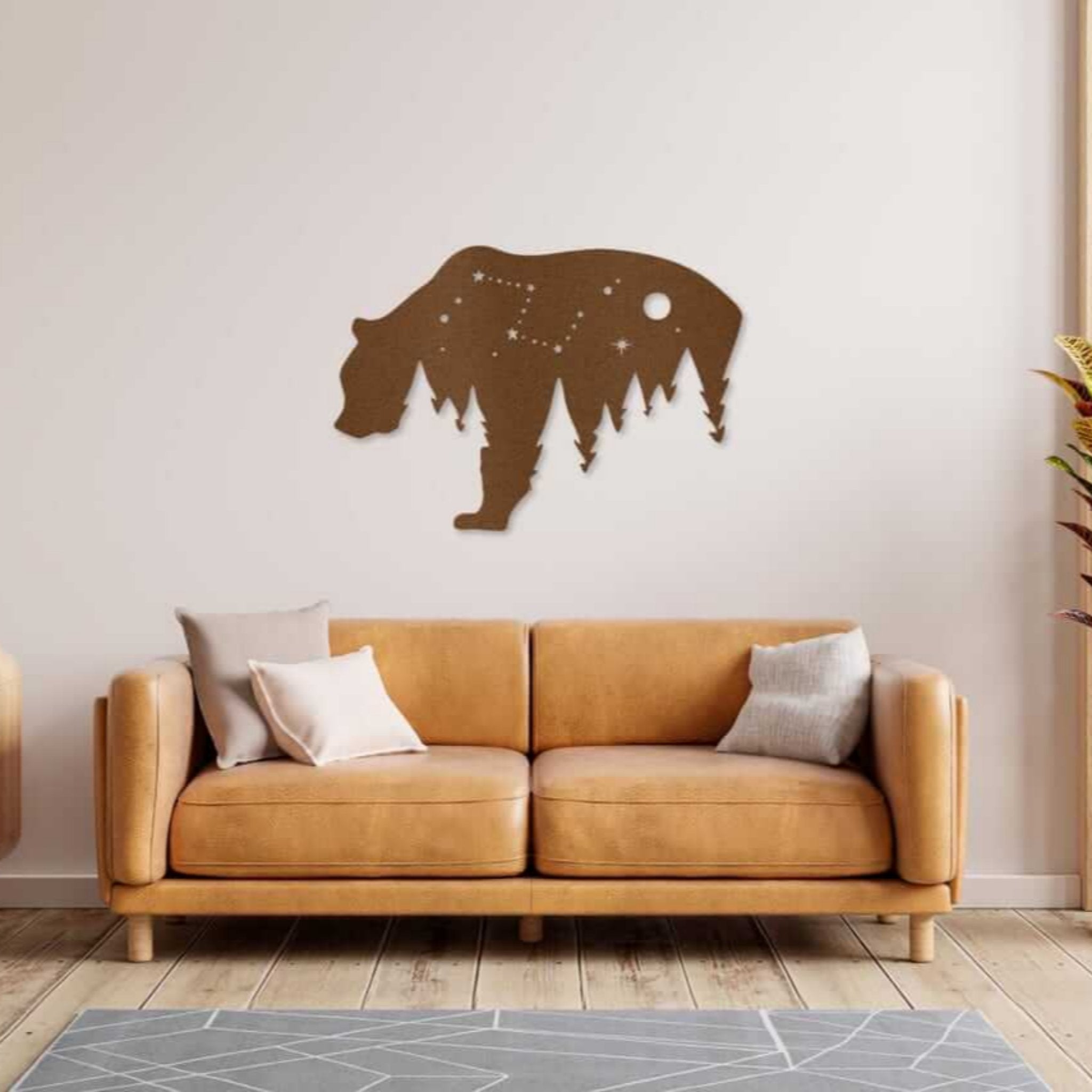 Bear Metal Wall Art