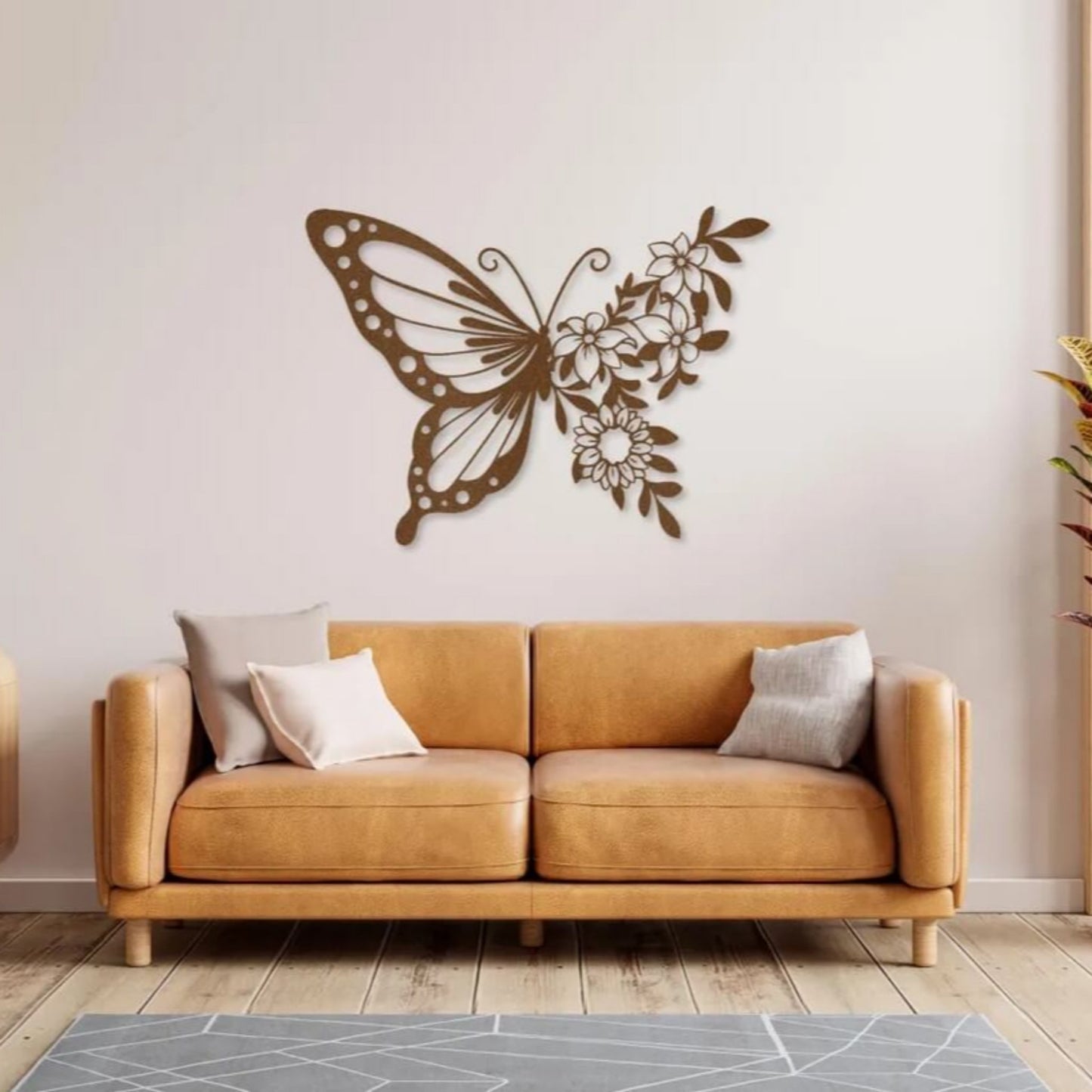 Metal Butterfly Wall Art