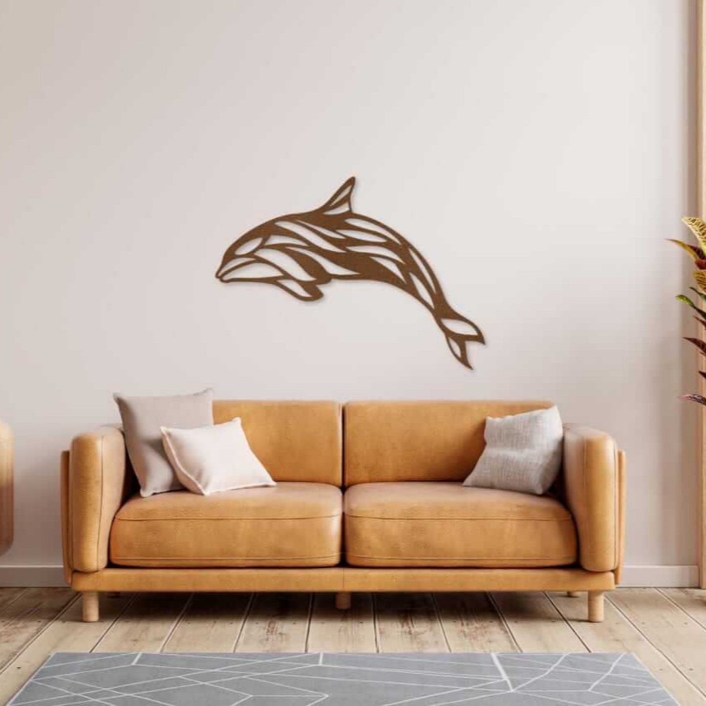 Dolphin Metal Wall Art