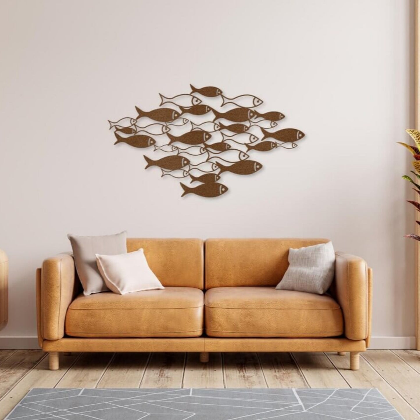 School of Fish Fish Metal Wall Art