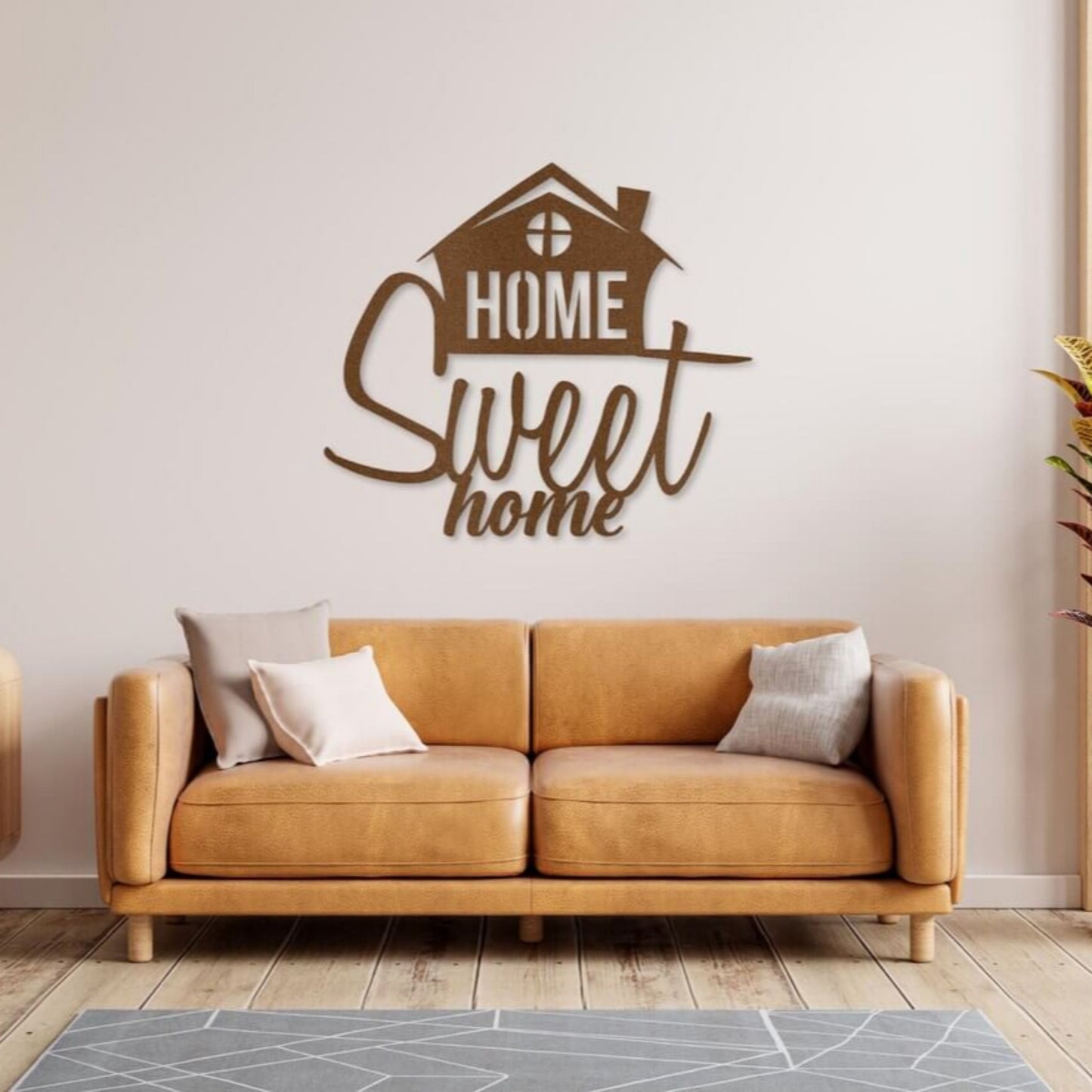 Home Sweet Home Metal Wall Sign