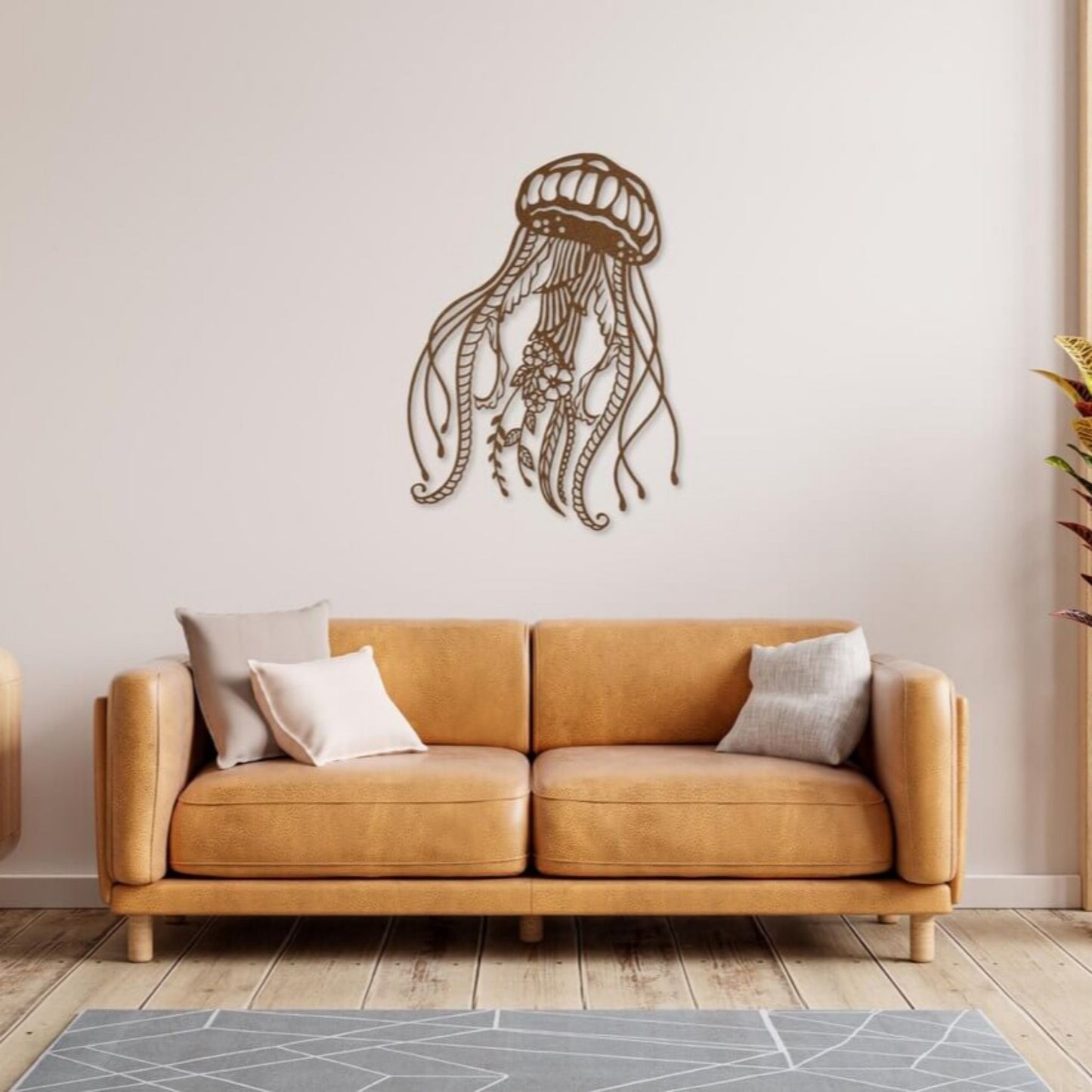 Jellyfish Metal Wall Art