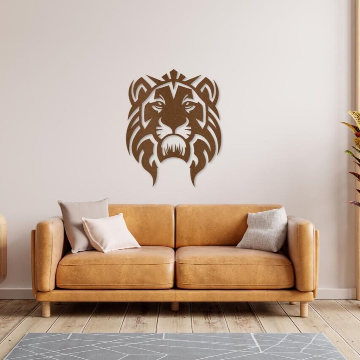 Lion Metal Wall Art