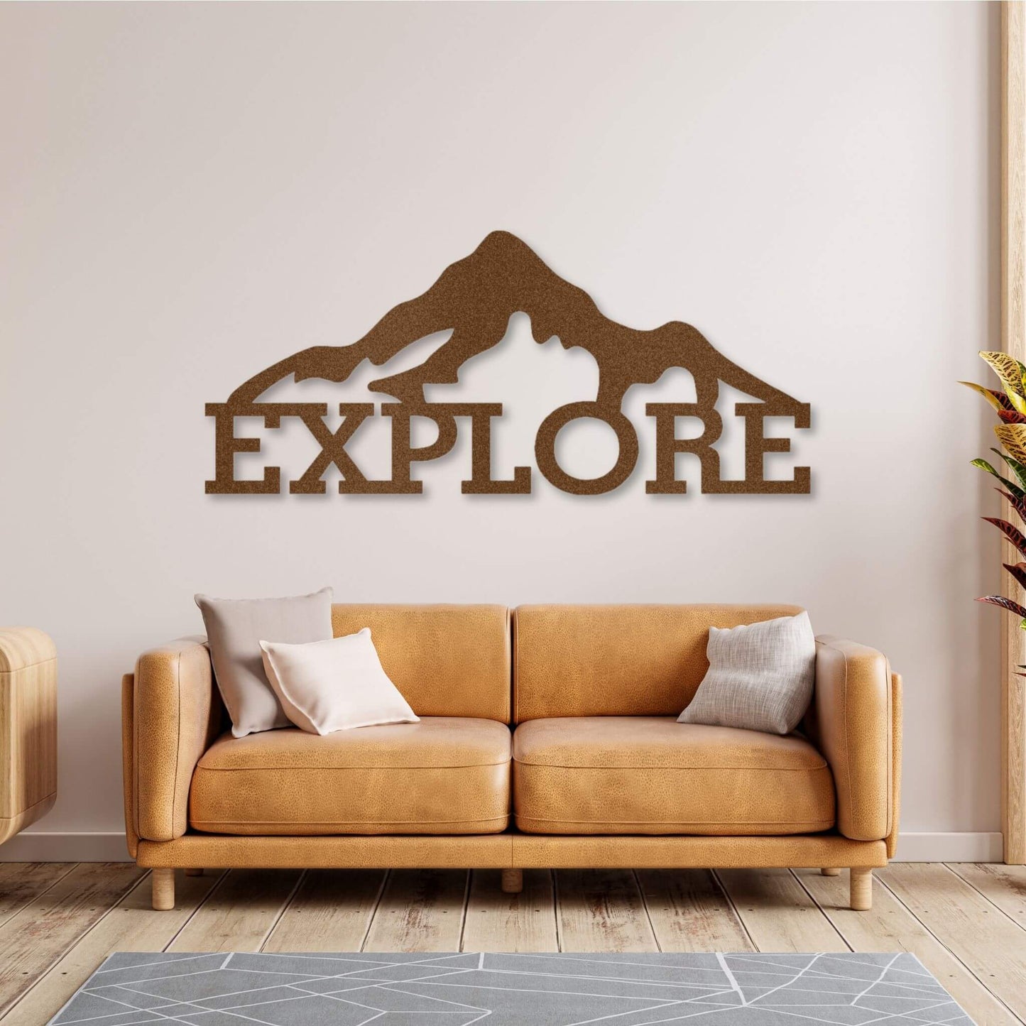 Mountain Explore Metal Wall Art