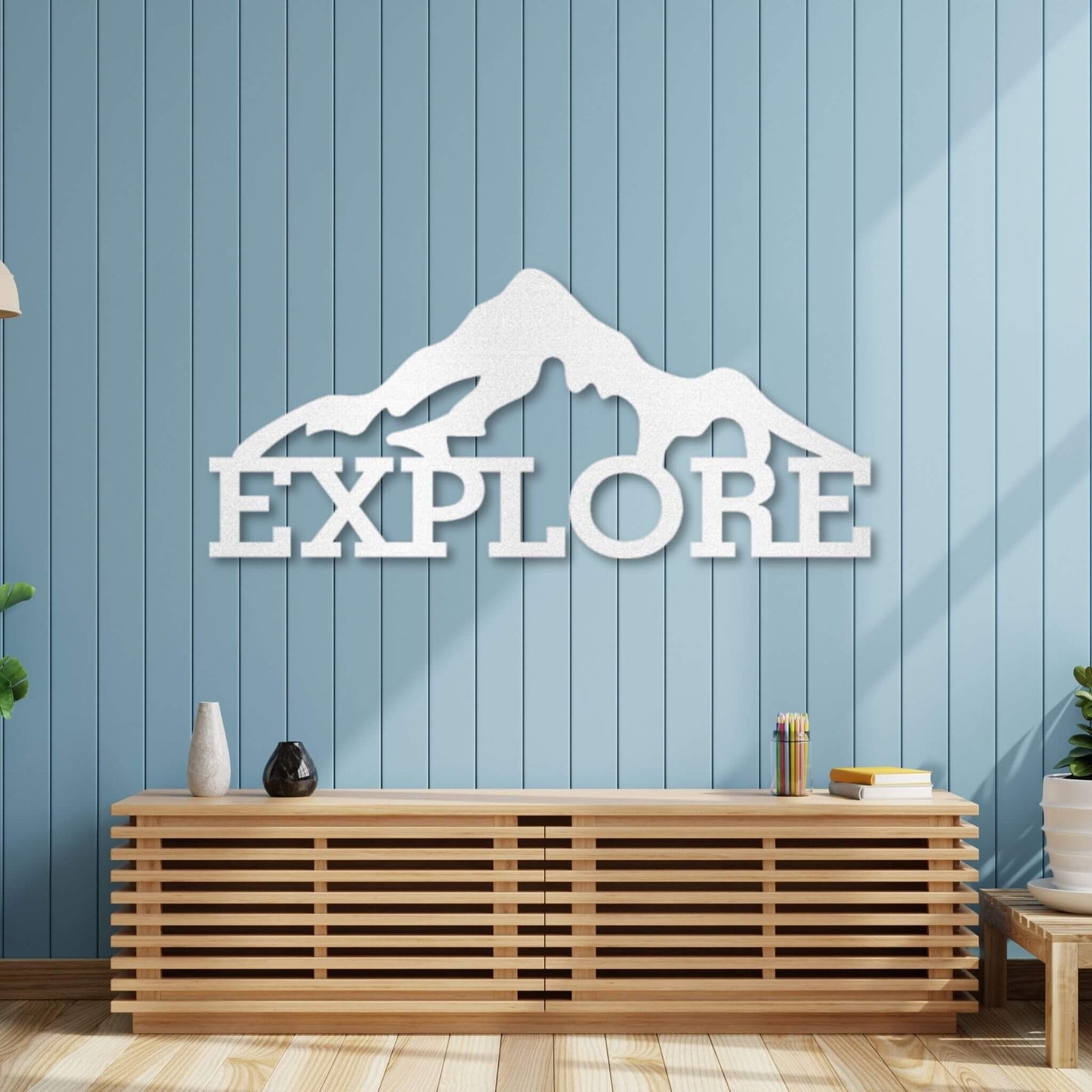 Mountain Explore Metal Wall Art