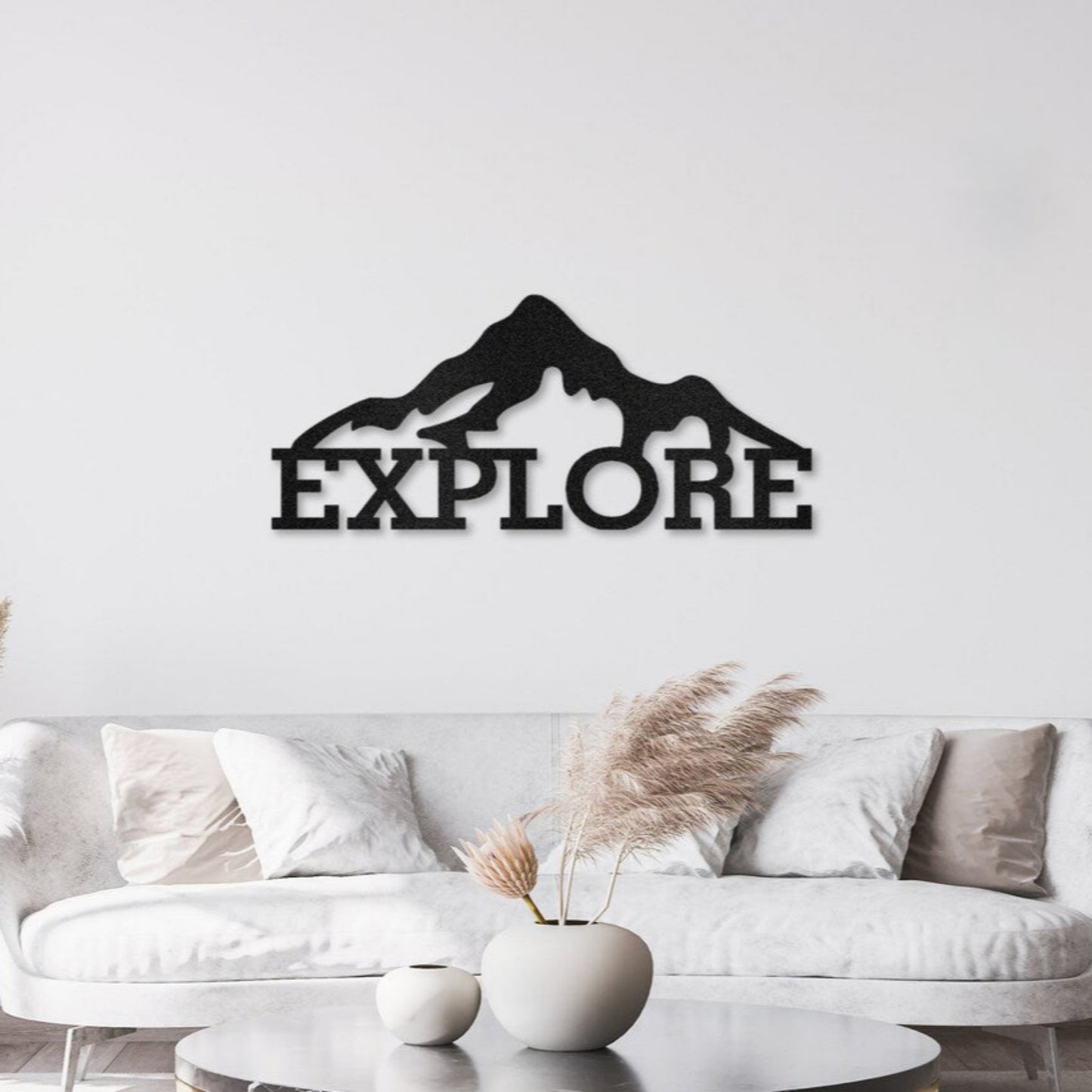 Mountain Explore Metal Wall Art