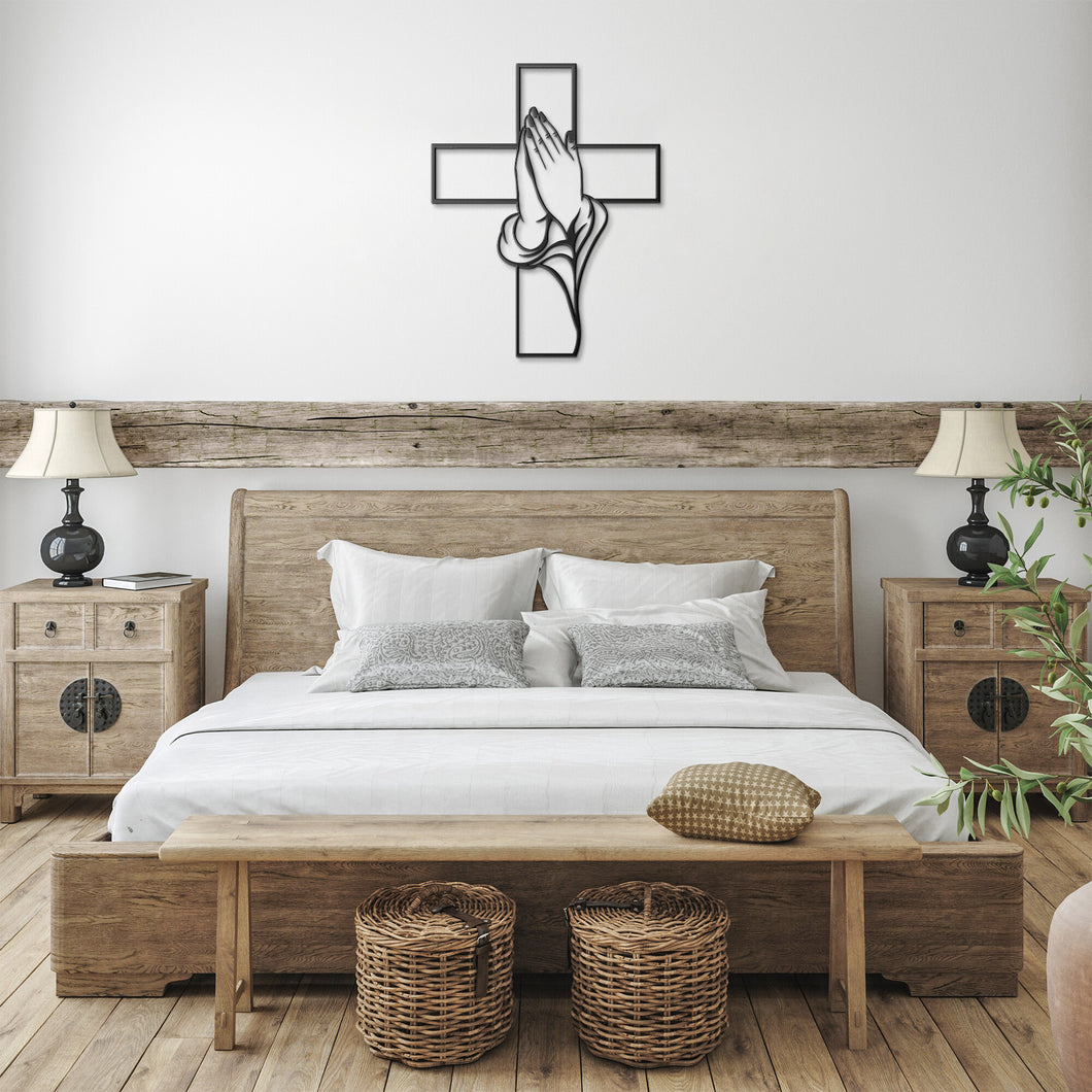 Christian Metal Wall Decor, Christian Wall Art Framed, Modern Christian Wall Art, Living Room Decor, Housewarming Gift