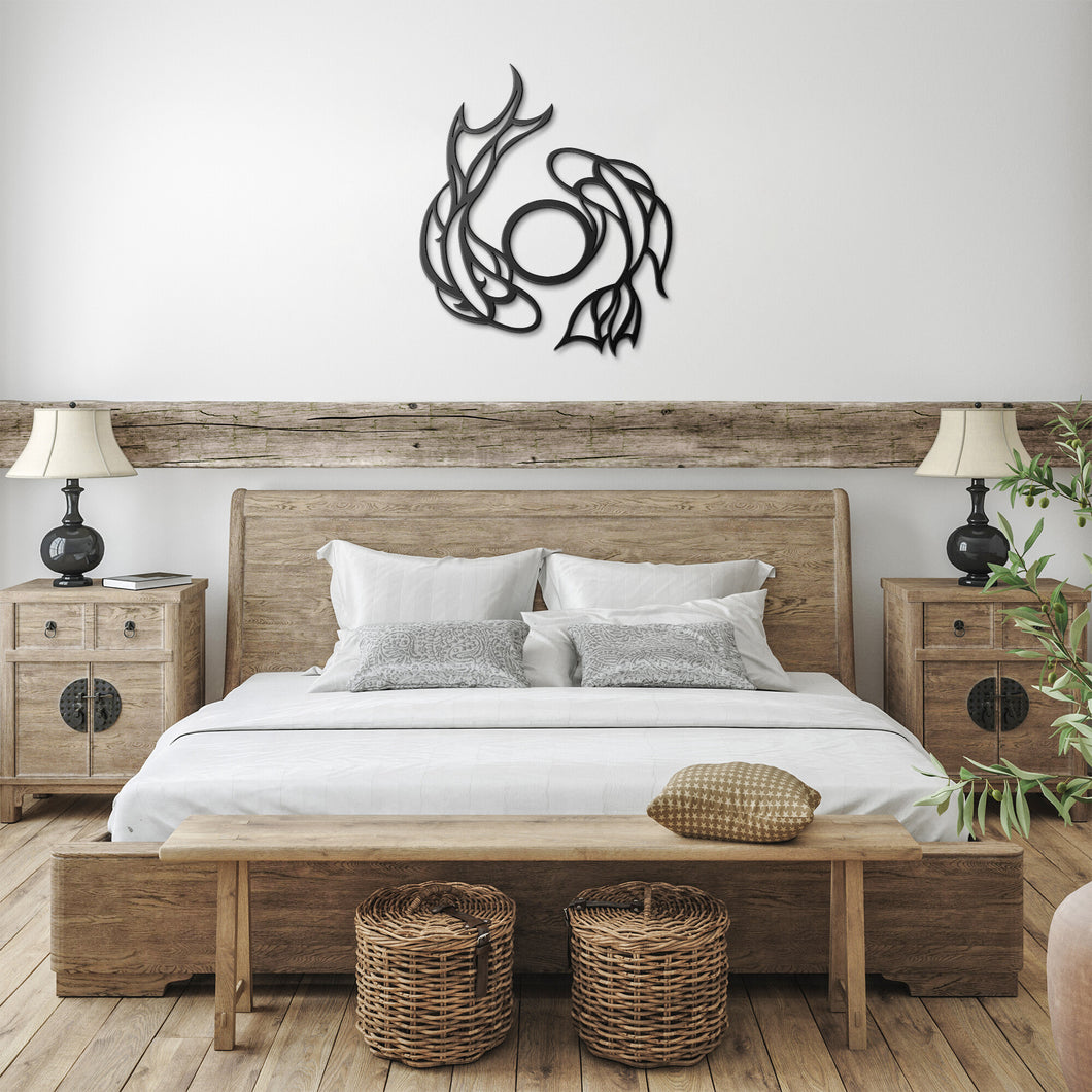 Fish Metal Wall Art, Fish Wall Decor, Living Room Decor, Ocean Metal Wall Art, Housewarming Gift