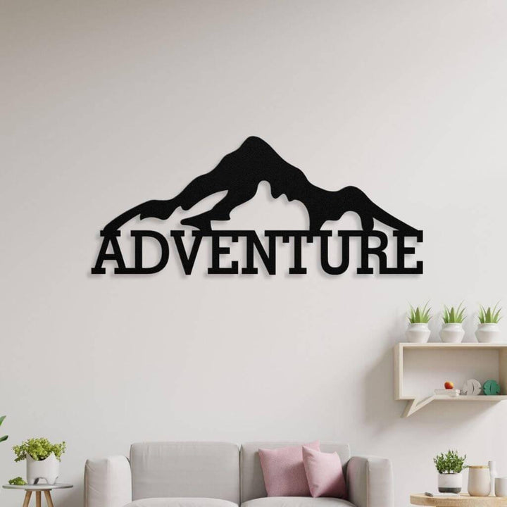 Adventure Mountain Metal Wall Art - ProSteel Decor 