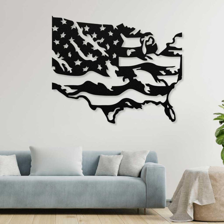 American Flag Wall Art - ProSteel Decor 