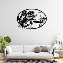 Load image into Gallery viewer, Bass Fishing Wall Decor - ProSteel Decor 
