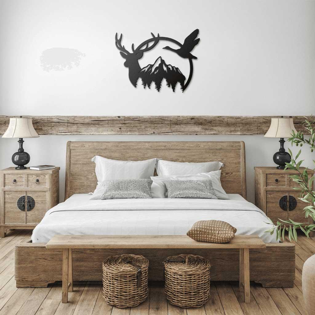 Deer and Duck Metal Wall Art - ProSteel Decor 