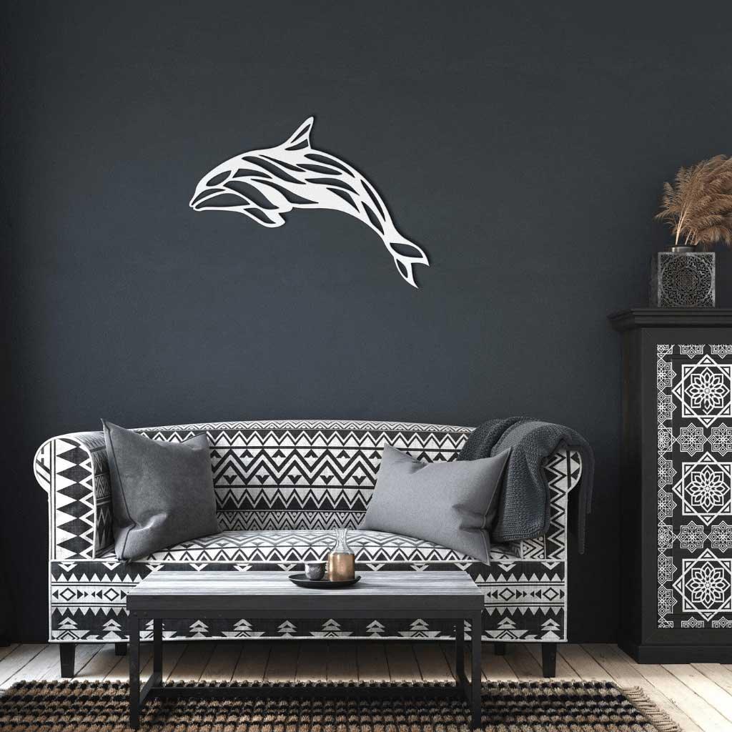 Dolphin Metal Wall Art - ProSteel Decor 