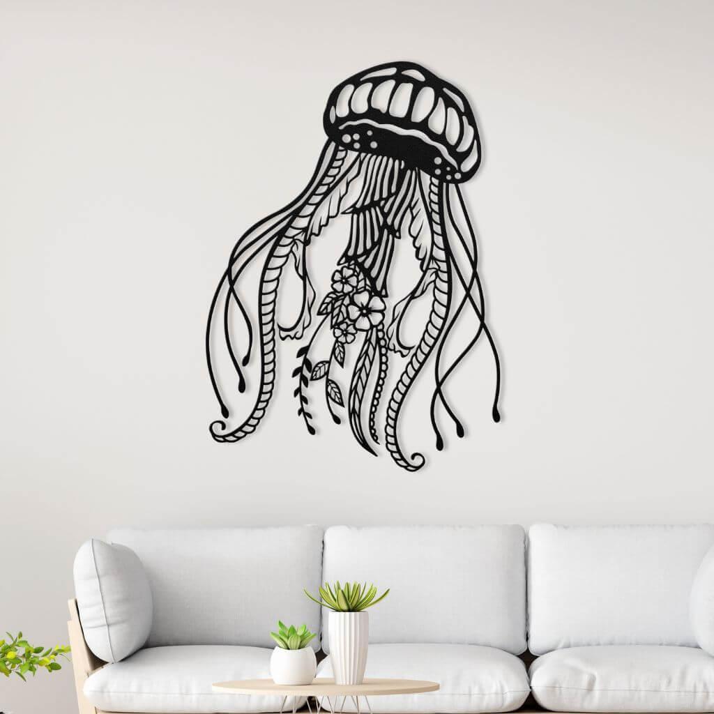 Jellyfish Wall Art - ProSteel Decor 