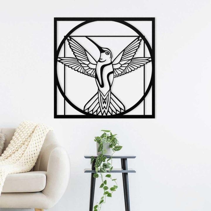 Metal Hummingbird Wall Art - ProSteel Decor 