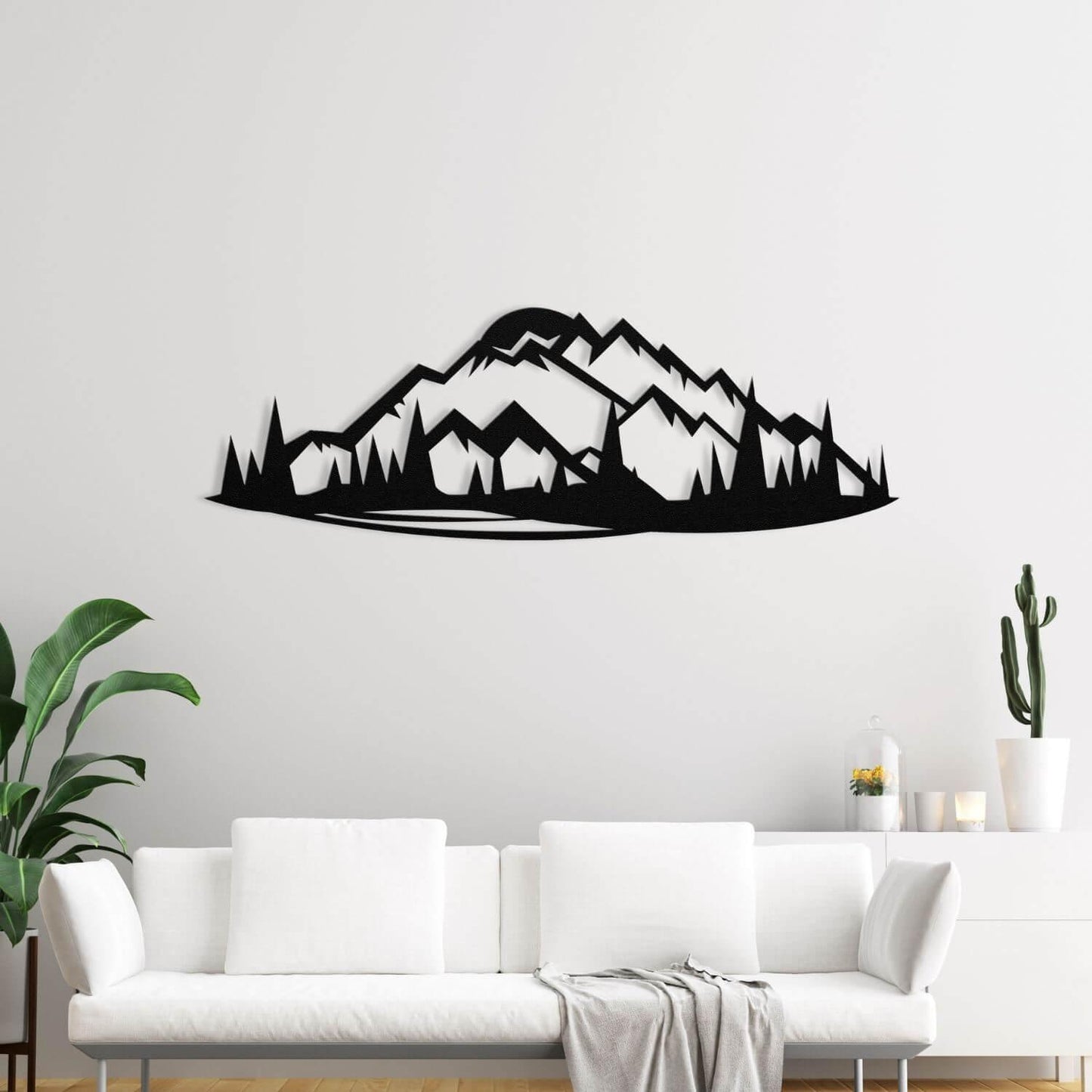 Metal Mountain Wall Art - ProSteel Decor 