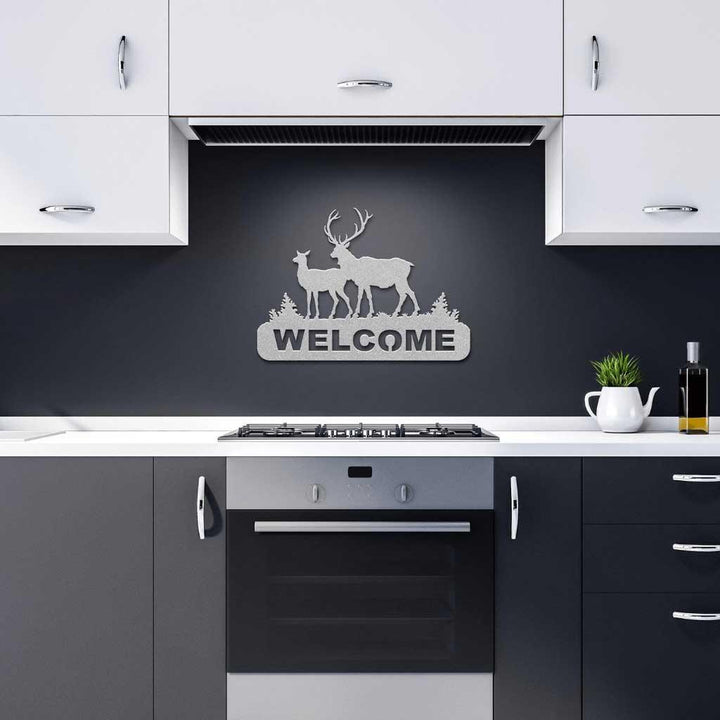Metal Welcome Sign - ProSteel Decor 