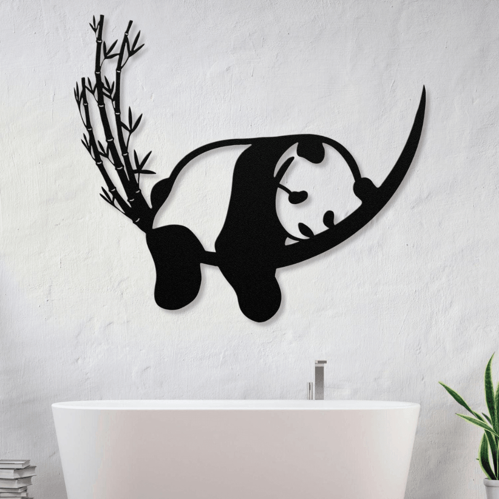 Panda Metal Wall Art - ProSteel Decor 
